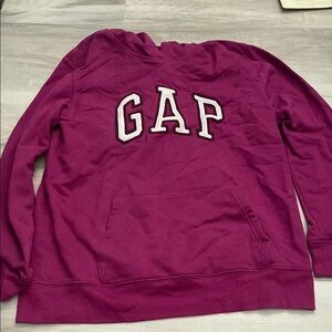 GAP Fuchsia Hoodie with Logo